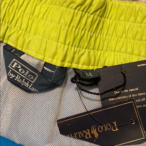 Polo Ralph Laure Swim Shorts with Lining Size M - Picture 2 of 6